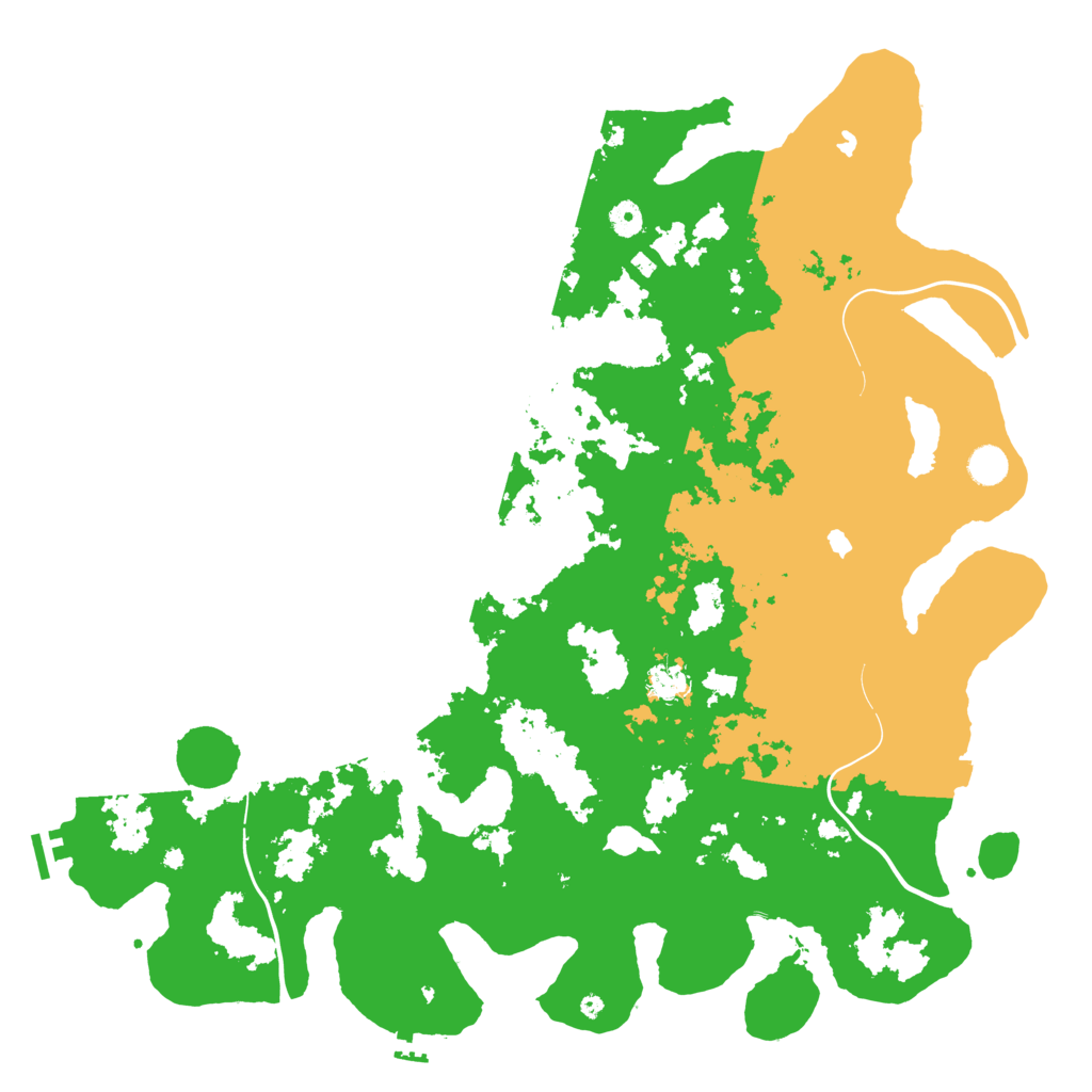 Biome Rust Map: Procedural Map, Size: 4800, Seed: 86523