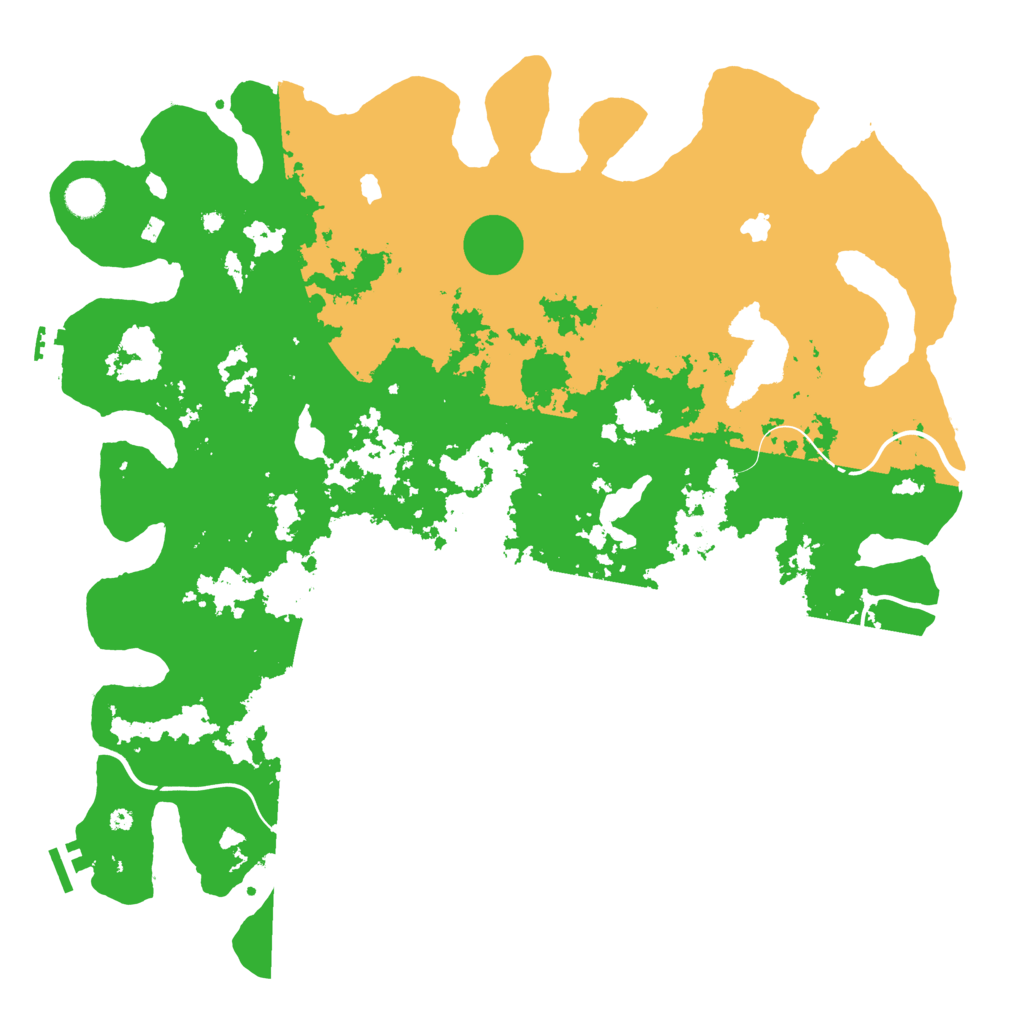 Biome Rust Map: Procedural Map, Size: 4500, Seed: 472985673