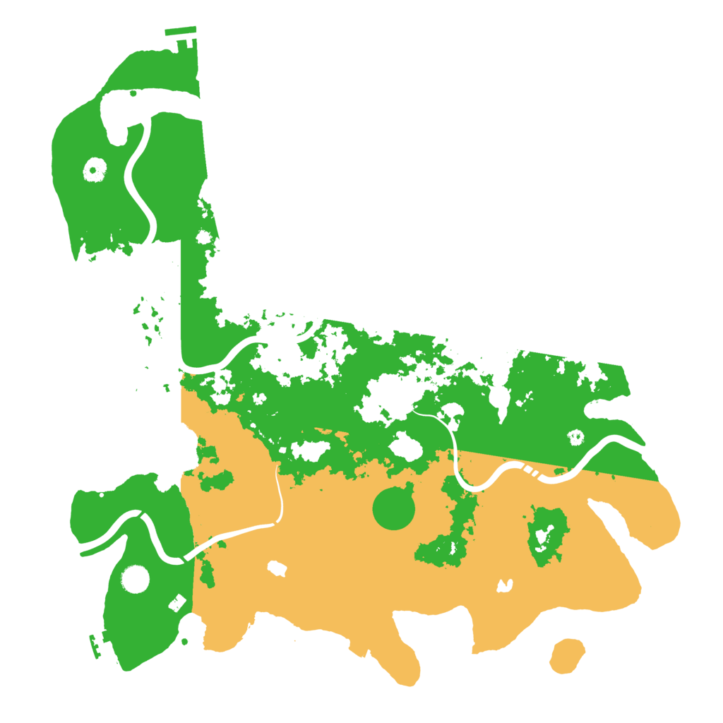Biome Rust Map: Procedural Map, Size: 4500, Seed: 1459295718