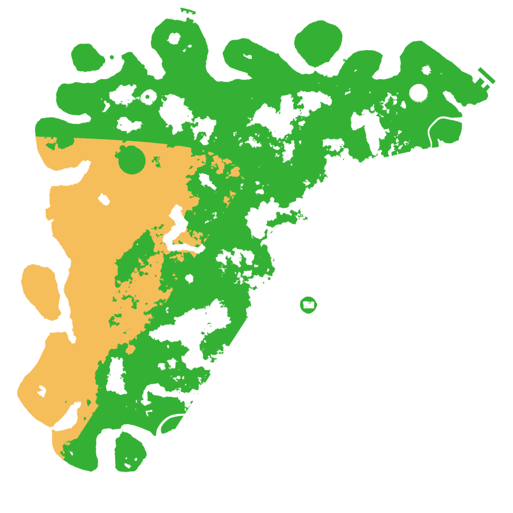 Biome Rust Map: Procedural Map, Size: 5000, Seed: 1798499862