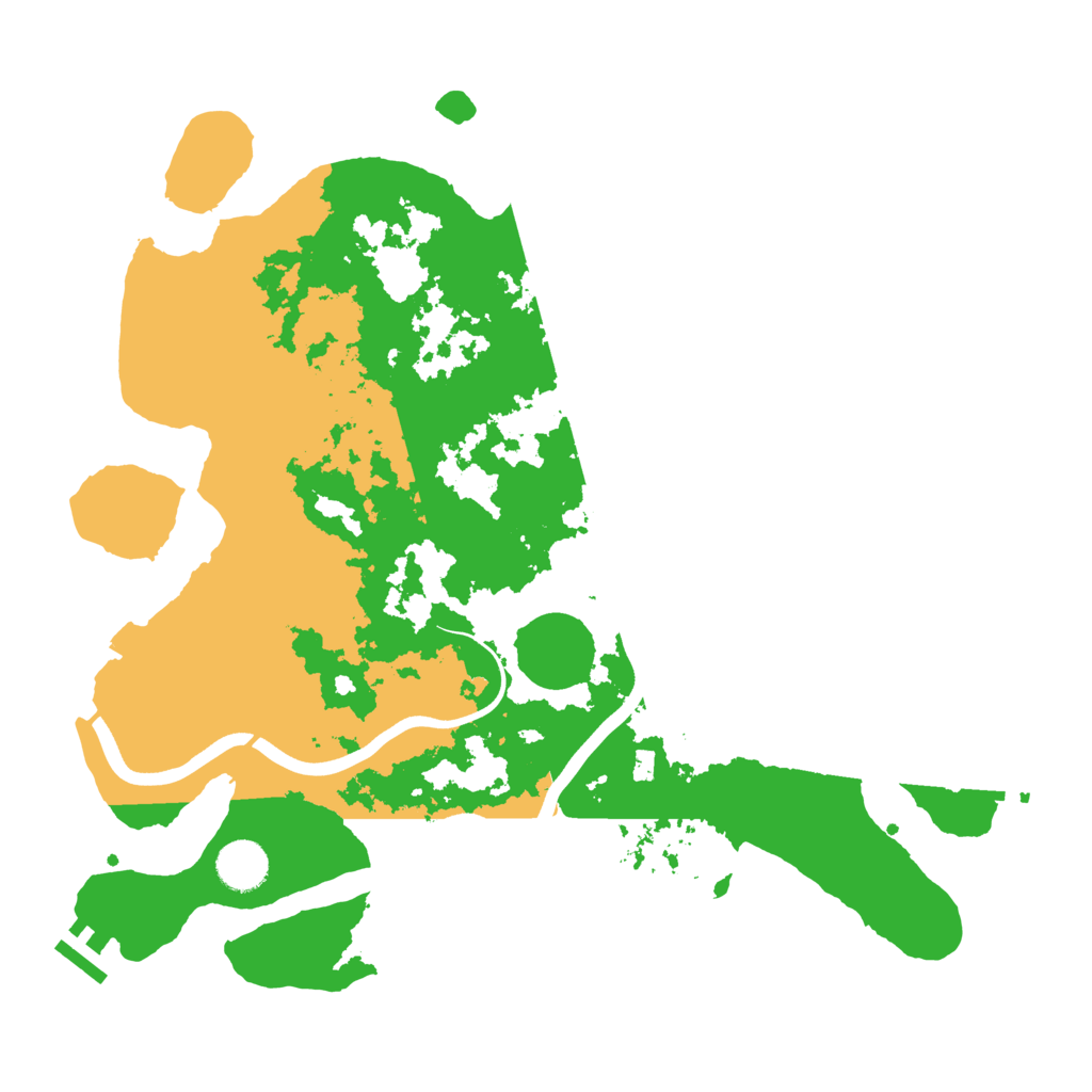 Biome Rust Map: Procedural Map, Size: 3750, Seed: 632508240