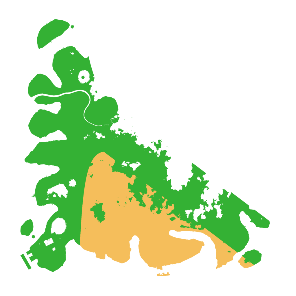 Biome Rust Map: Procedural Map, Size: 3600, Seed: 358569