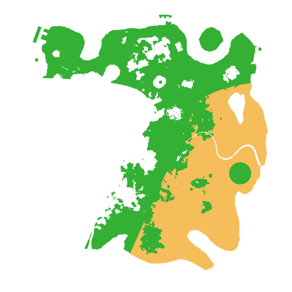 Biome Rust Map: Procedural Map, Size: 3500, Seed: 818237640