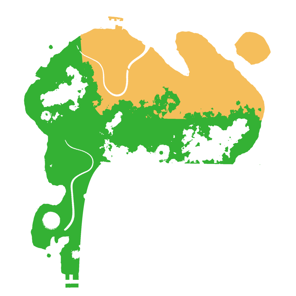 Biome Rust Map: Procedural Map, Size: 3000, Seed: 1166787848