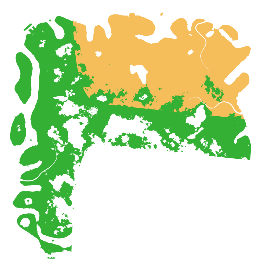 Biome Rust Map: Procedural Map, Size: 5500, Seed: 65255428