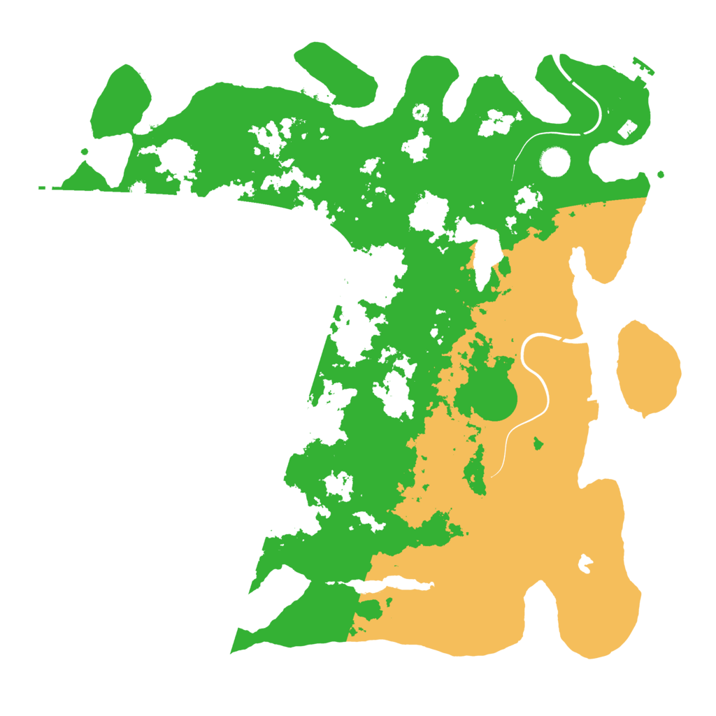 Biome Rust Map: Procedural Map, Size: 4200, Seed: 609252972