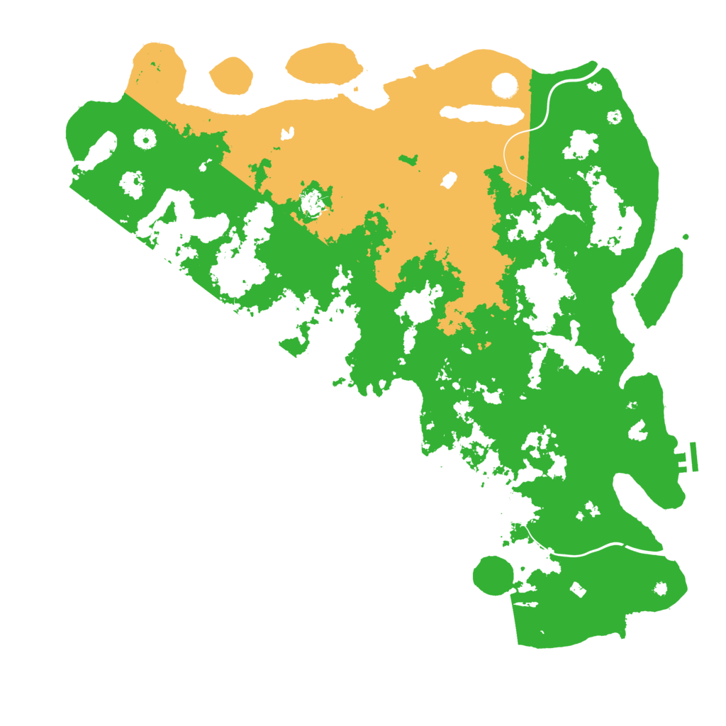 Biome Rust Map: Procedural Map, Size: 5000, Seed: 189661768
