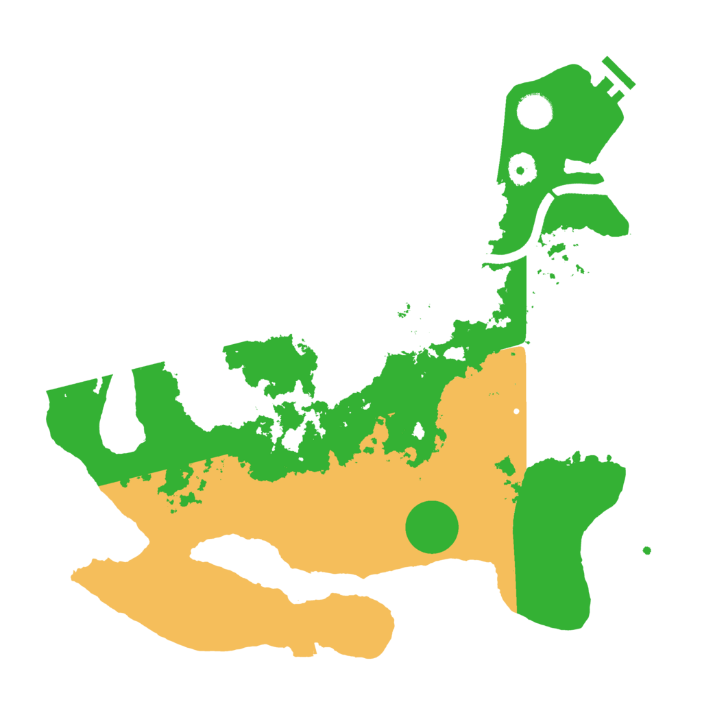 Biome Rust Map: Procedural Map, Size: 3500, Seed: 1607908509