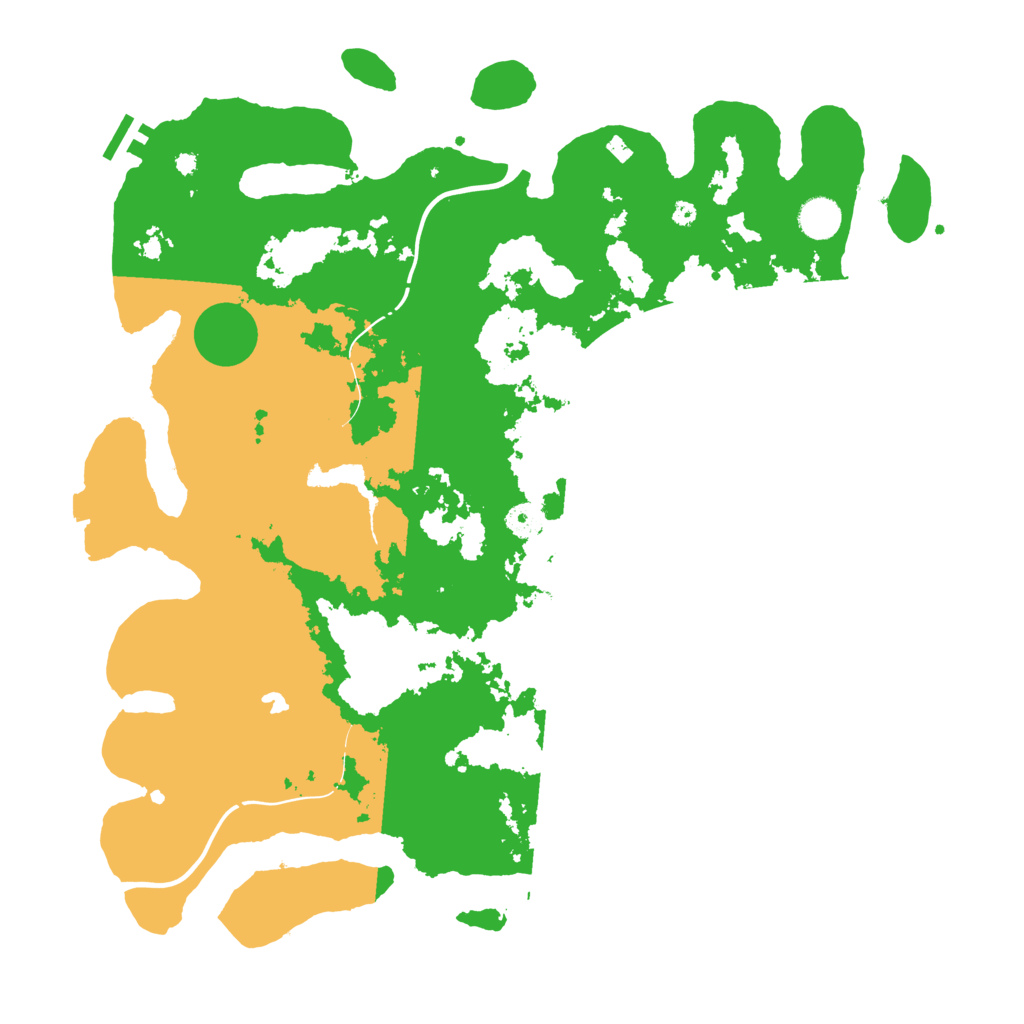 Biome Rust Map: Procedural Map, Size: 4250, Seed: 284636914