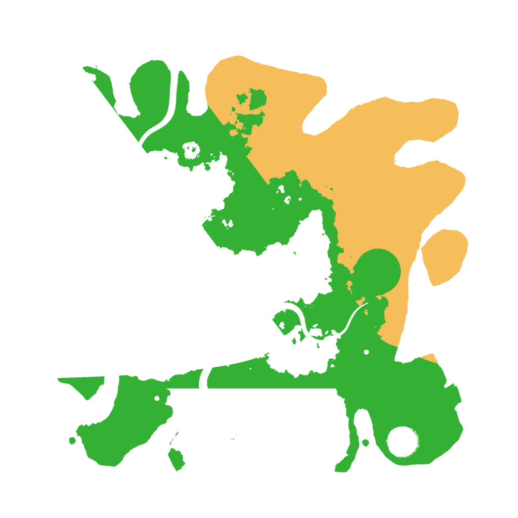 Biome Rust Map: Procedural Map, Size: 3000, Seed: 87547