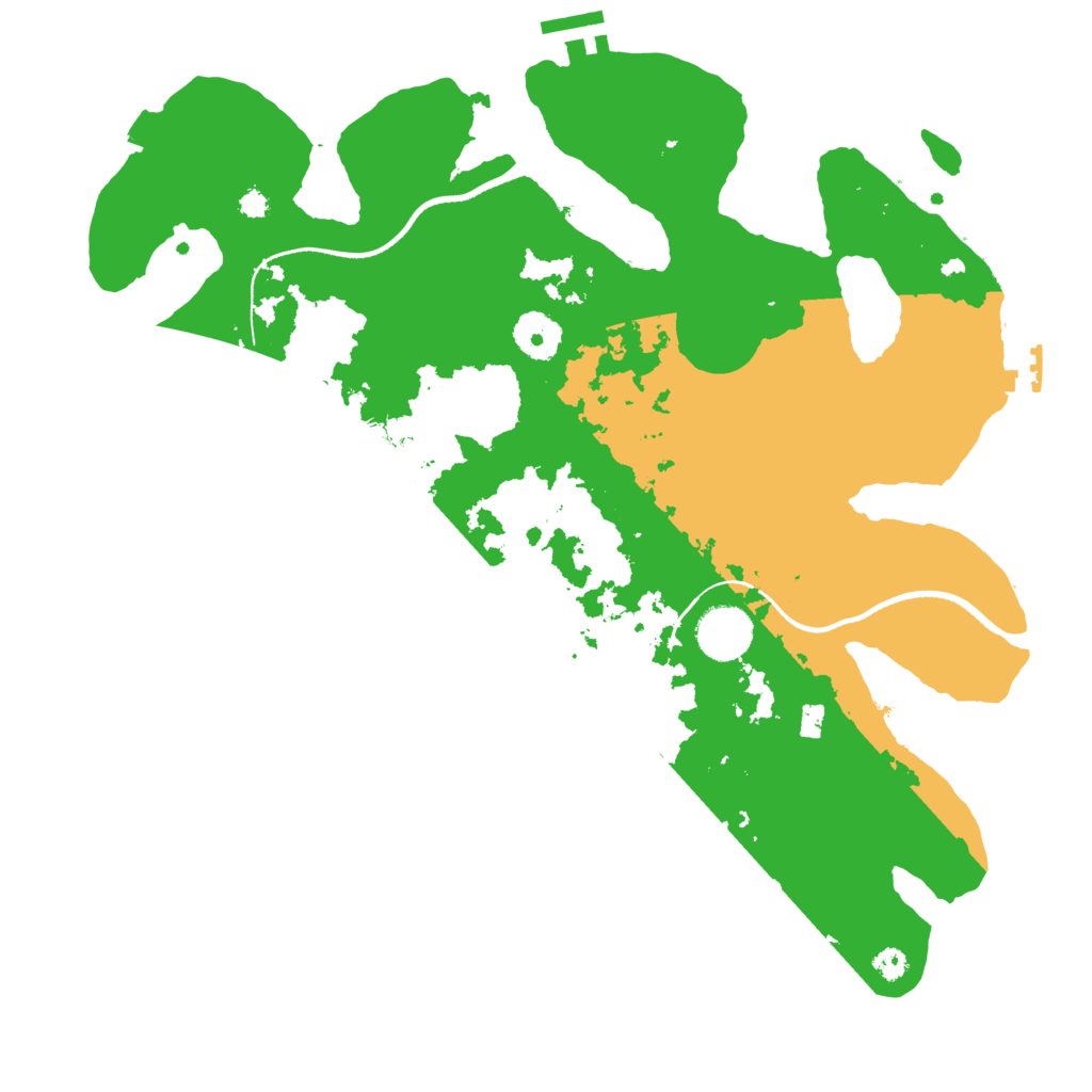 Biome Rust Map: Procedural Map, Size: 3500, Seed: 1478606478