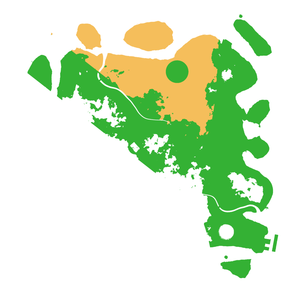 Biome Rust Map: Procedural Map, Size: 3500, Seed: 1917854200