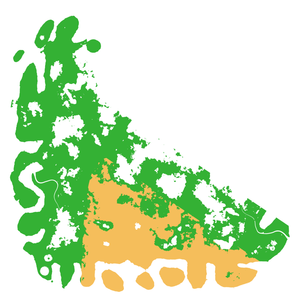 Biome Rust Map: Procedural Map, Size: 6000, Seed: 624885728