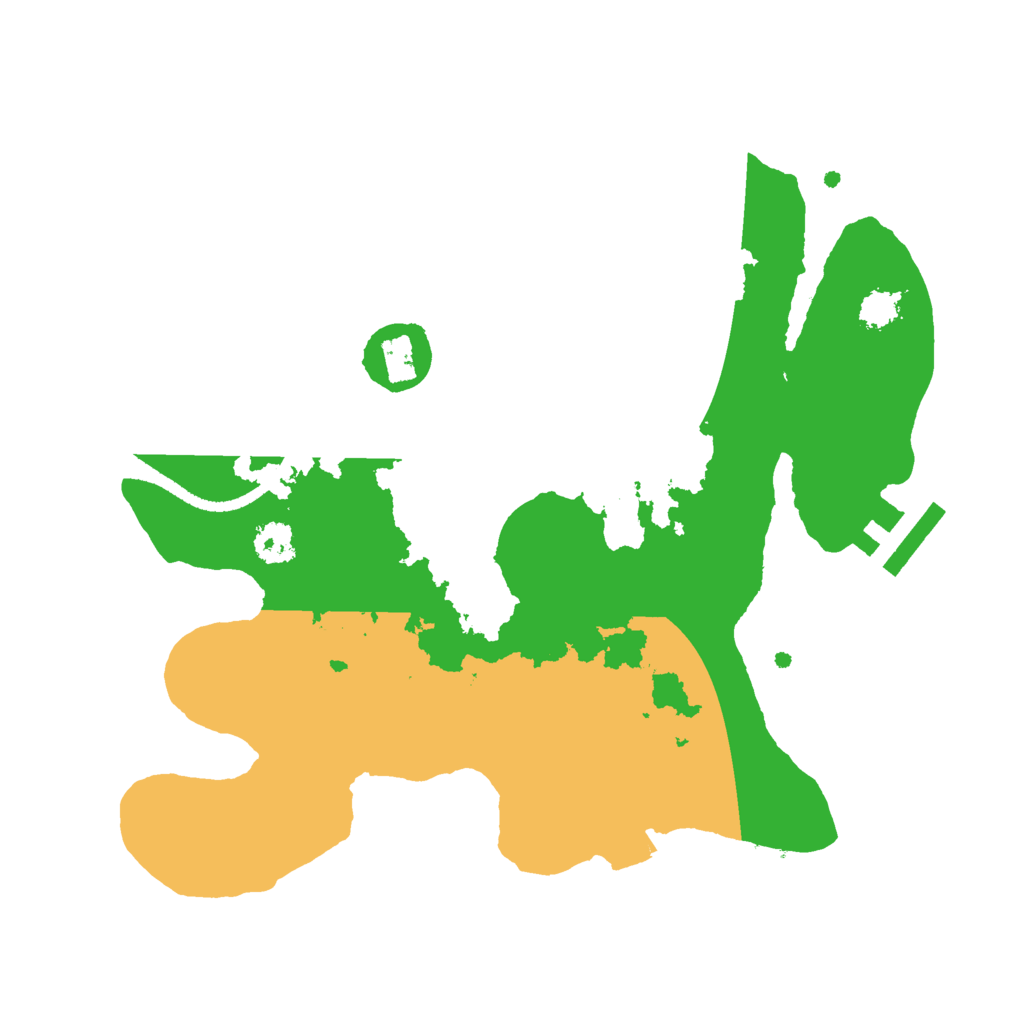 Biome Rust Map: Procedural Map, Size: 2500, Seed: 678094926