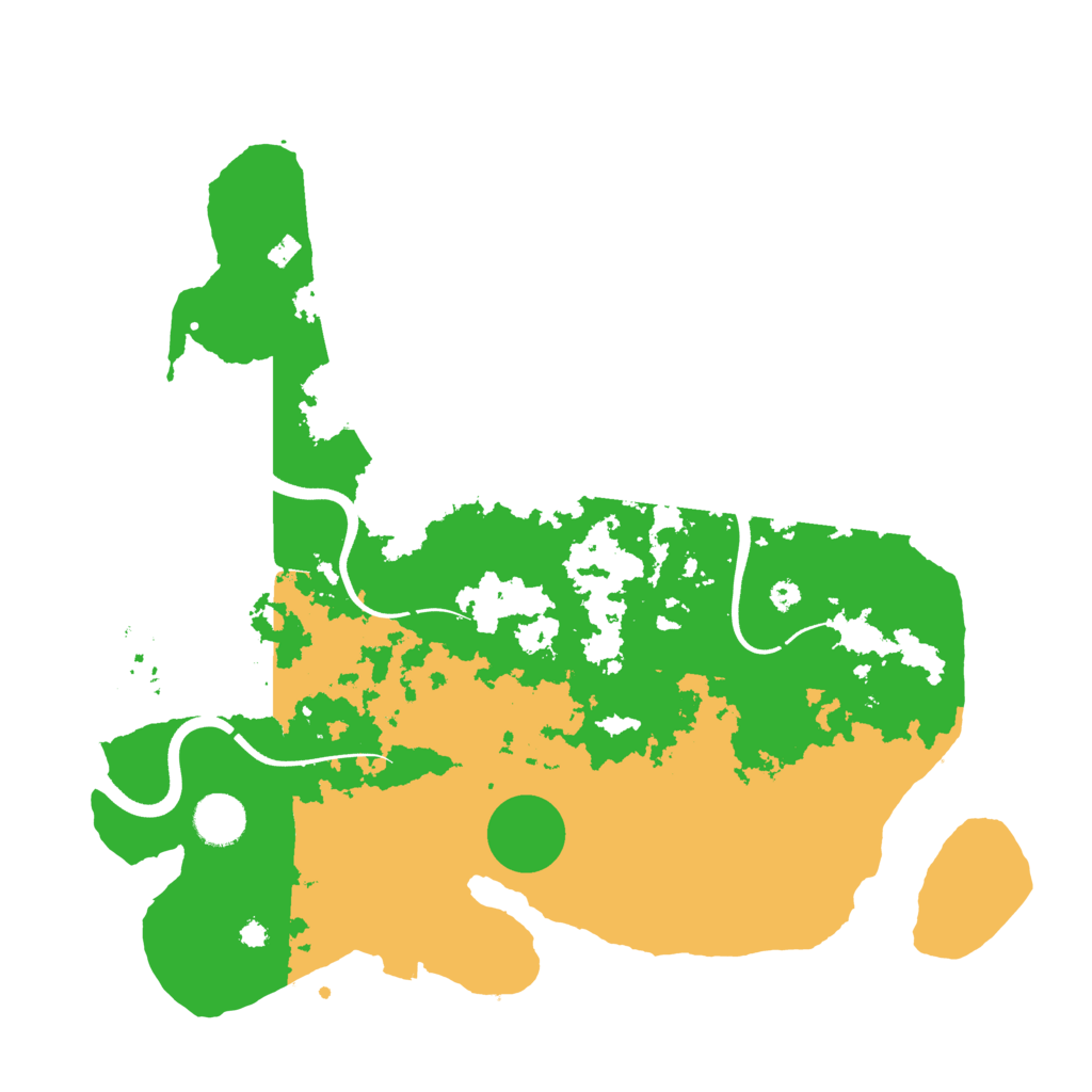 Biome Rust Map: Procedural Map, Size: 3700, Seed: 68329941