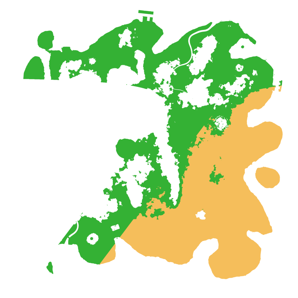 Biome Rust Map: Procedural Map, Size: 4000, Seed: 547193