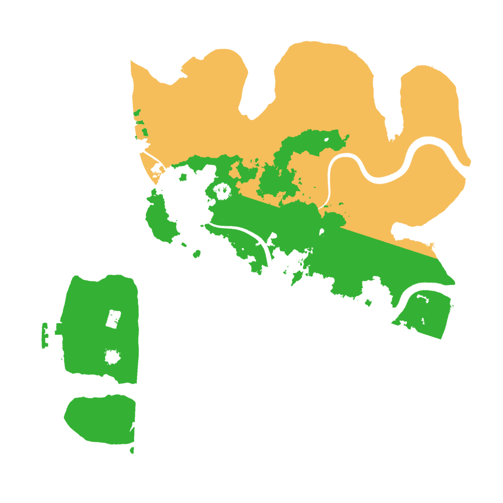 Biome Rust Map: Procedural Map, Size: 3000, Seed: 1916858275