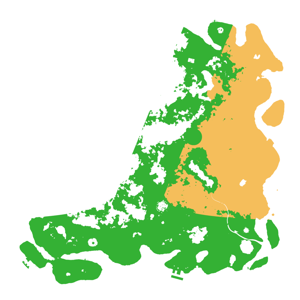Biome Rust Map: Procedural Map, Size: 5000, Seed: 86789514
