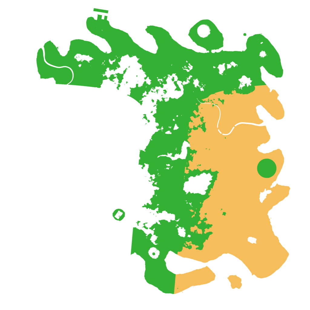 Biome Rust Map: Procedural Map, Size: 4250, Seed: 884171486