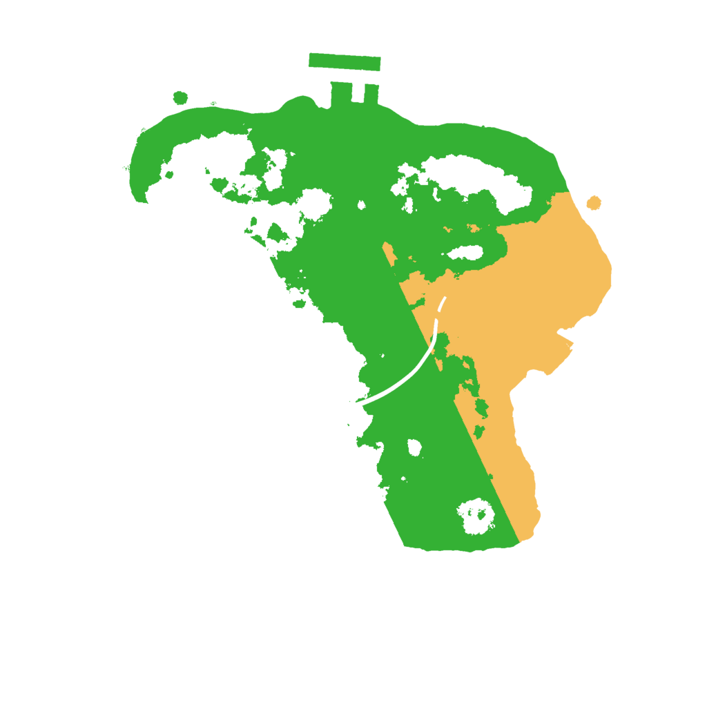 Biome Rust Map: Procedural Map, Size: 2000, Seed: 1114409983