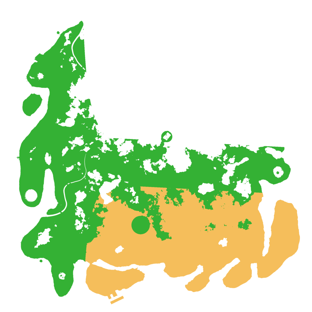 Biome Rust Map: Procedural Map, Size: 4500, Seed: 19533
