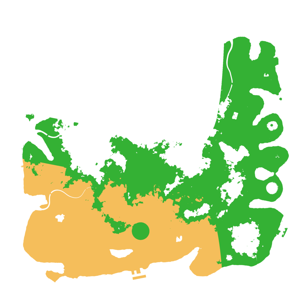 Biome Rust Map: Procedural Map, Size: 4602, Seed: 11