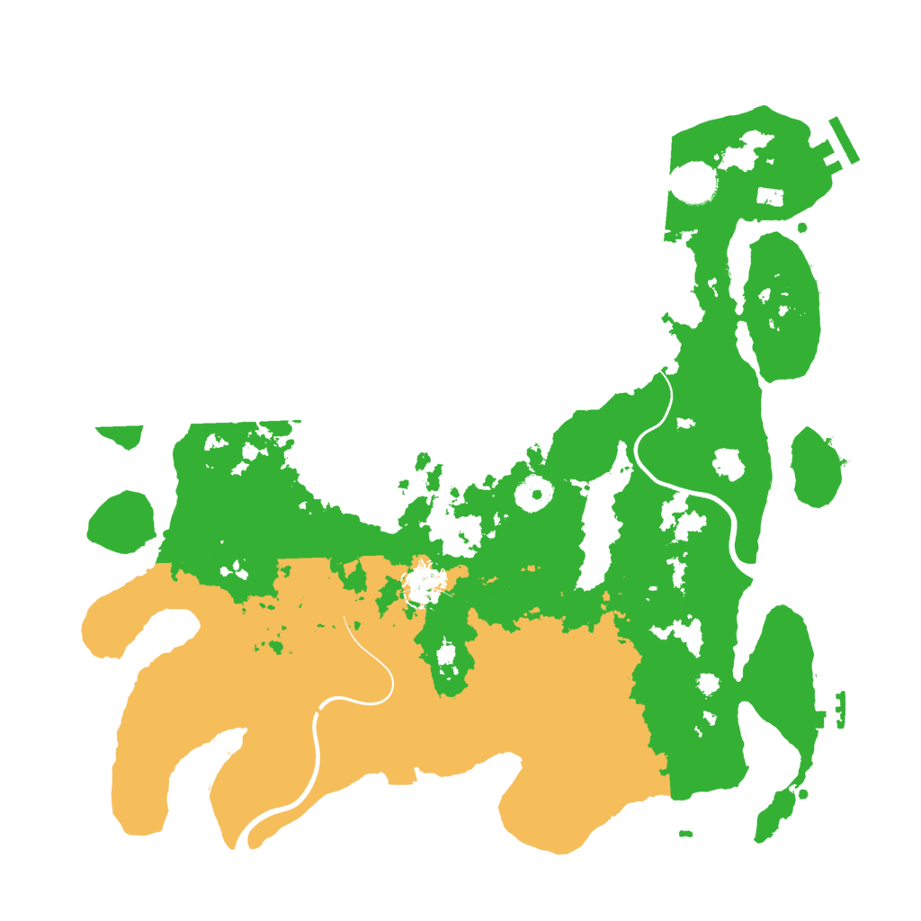 Biome Rust Map: Procedural Map, Size: 3750, Seed: 758365139