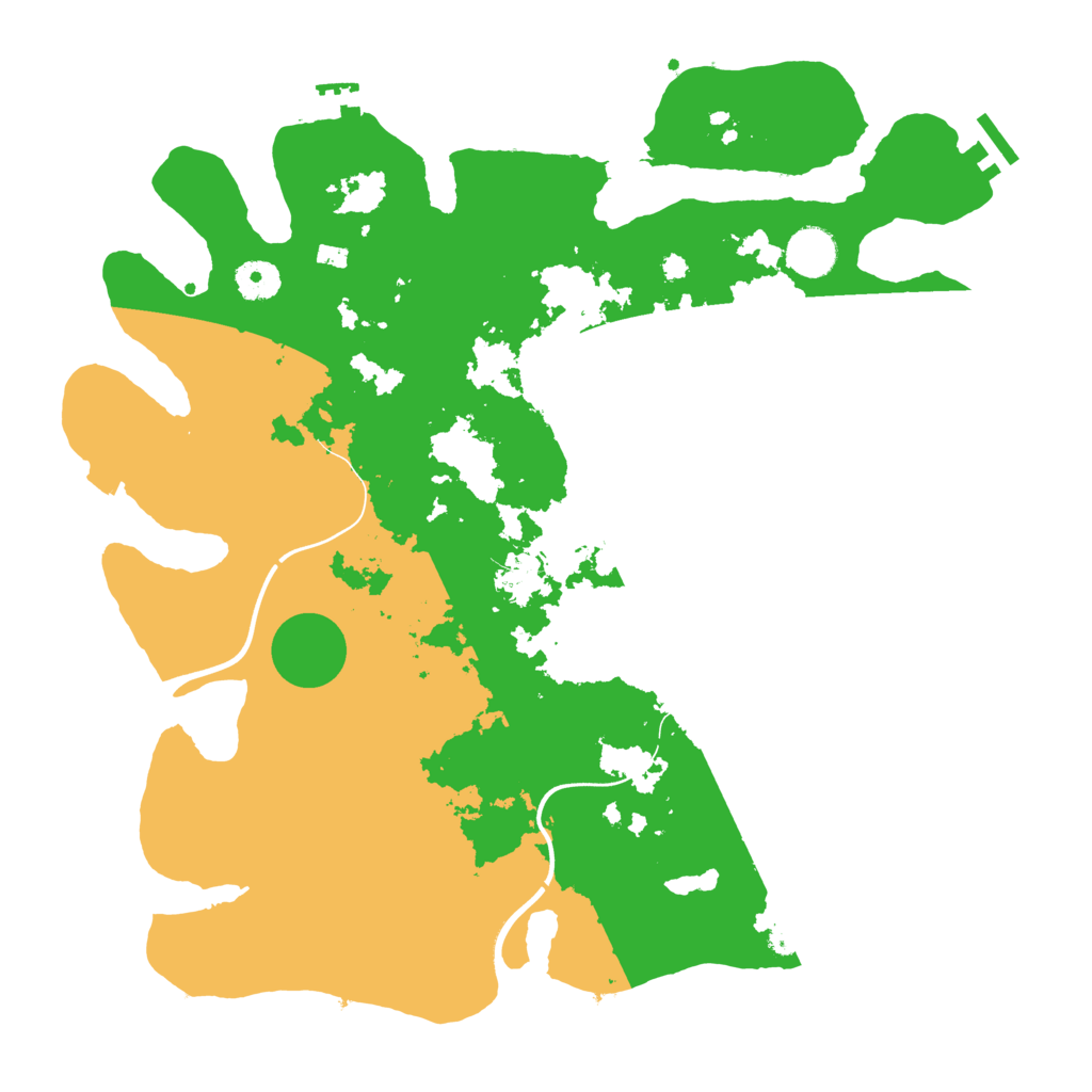 Biome Rust Map: Procedural Map, Size: 3850, Seed: 1422063777