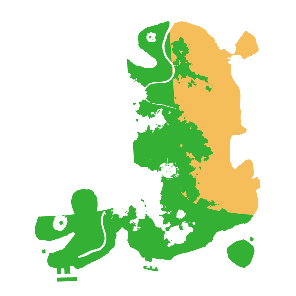 Biome Rust Map: Procedural Map, Size: 3000, Seed: 25655