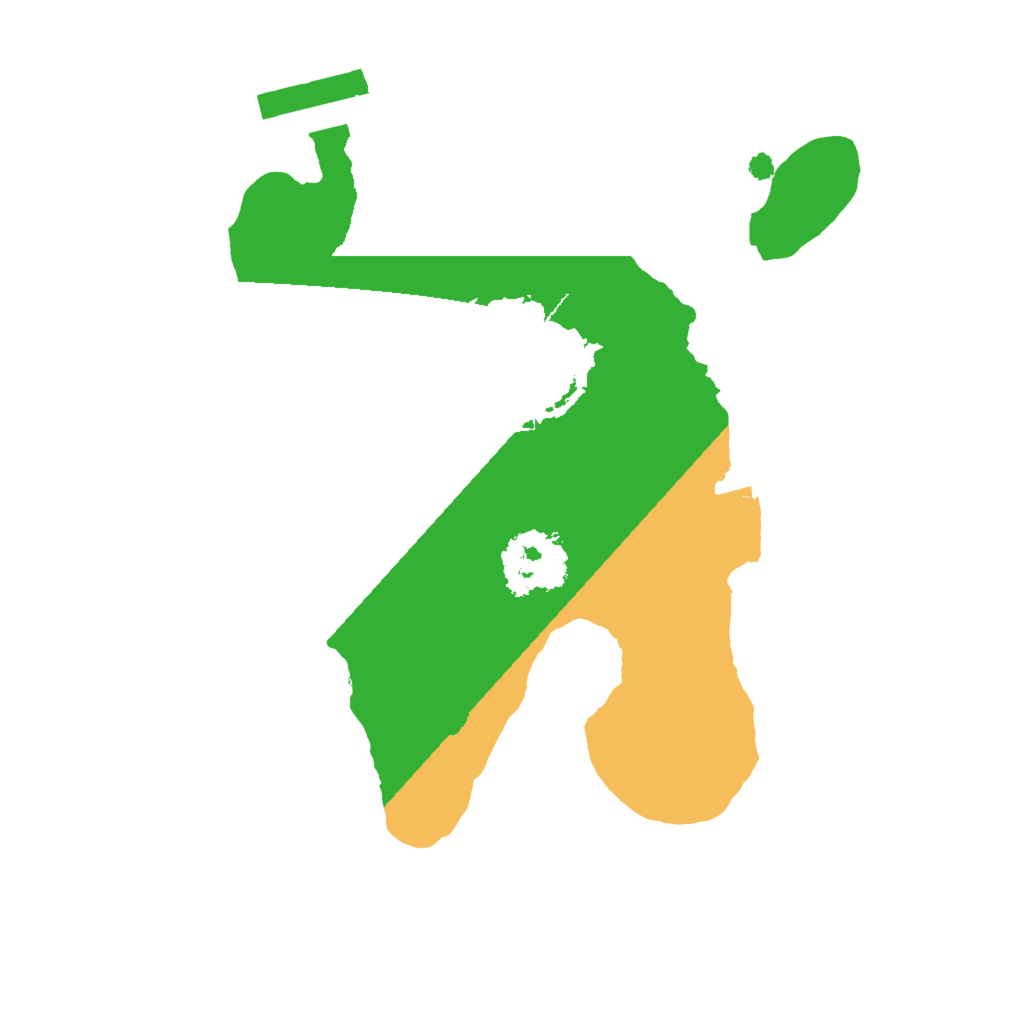 Biome Rust Map: Procedural Map, Size: 1600, Seed: 3486489