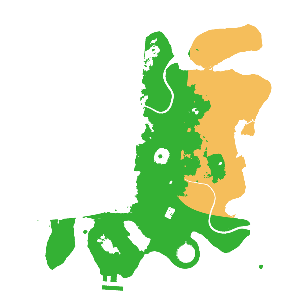 Biome Rust Map: Procedural Map, Size: 2900, Seed: 356901373