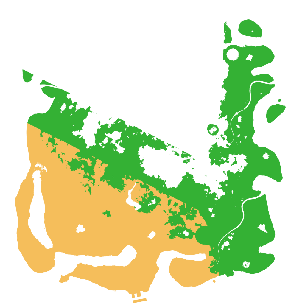 Biome Rust Map: Procedural Map, Size: 4500, Seed: 703796042