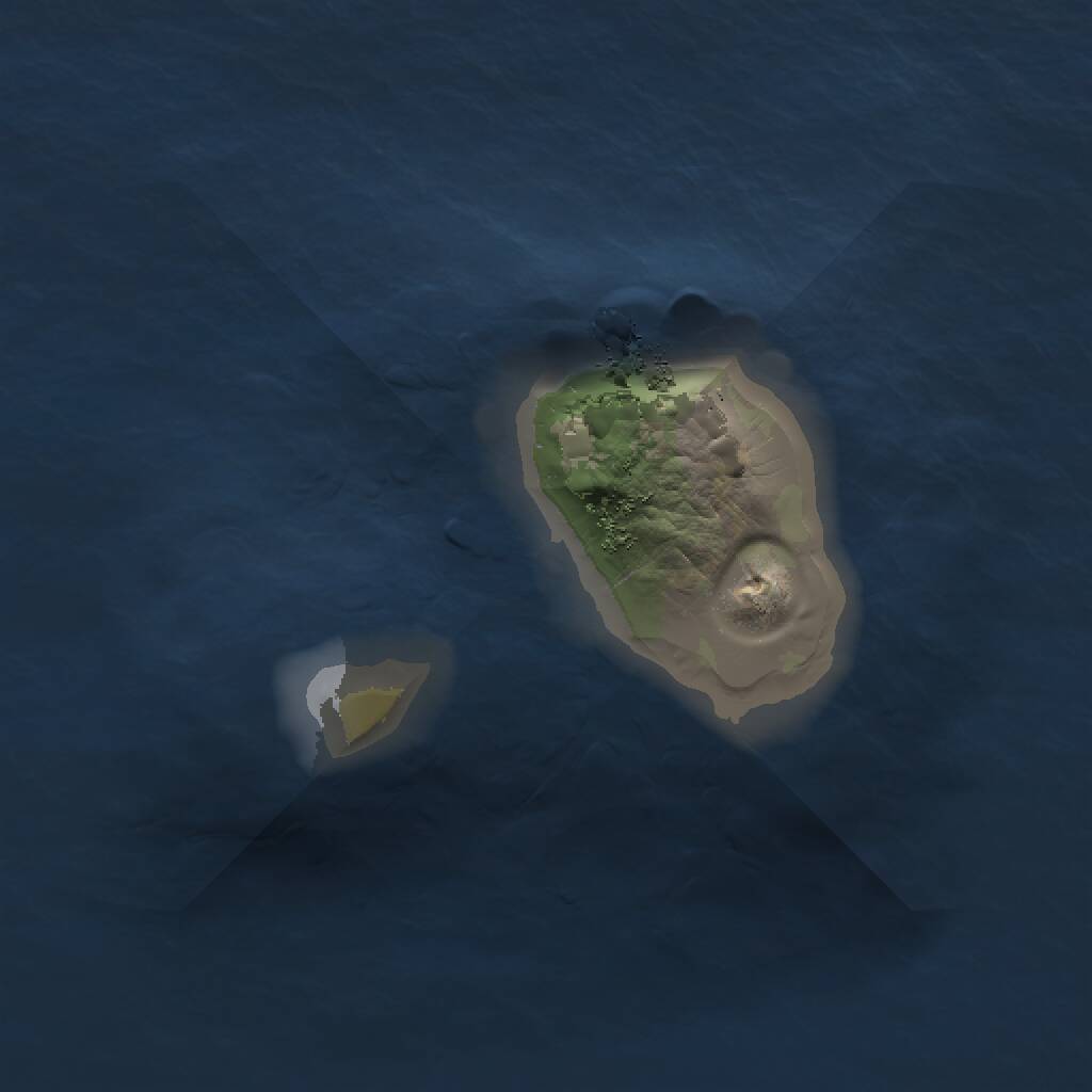 Rust Map: Procedural Map, Size: 1000, Seed: 23332, 1 Monuments