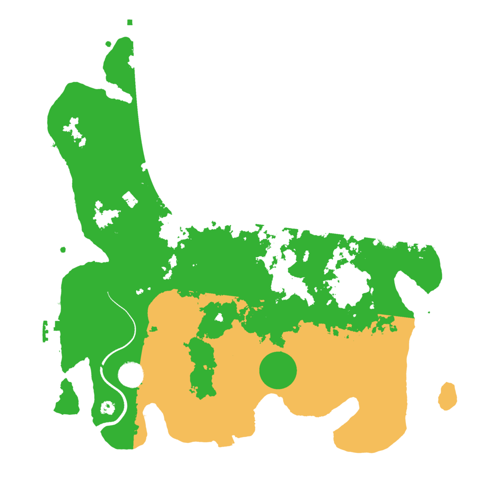 Biome Rust Map: Procedural Map, Size: 3500, Seed: 947917456