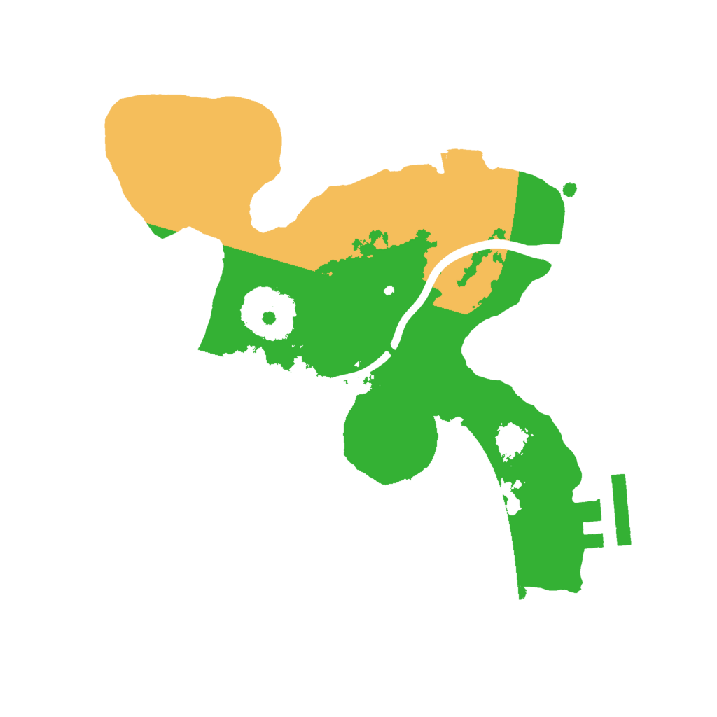 Biome Rust Map: Procedural Map, Size: 2030, Seed: 2147483647