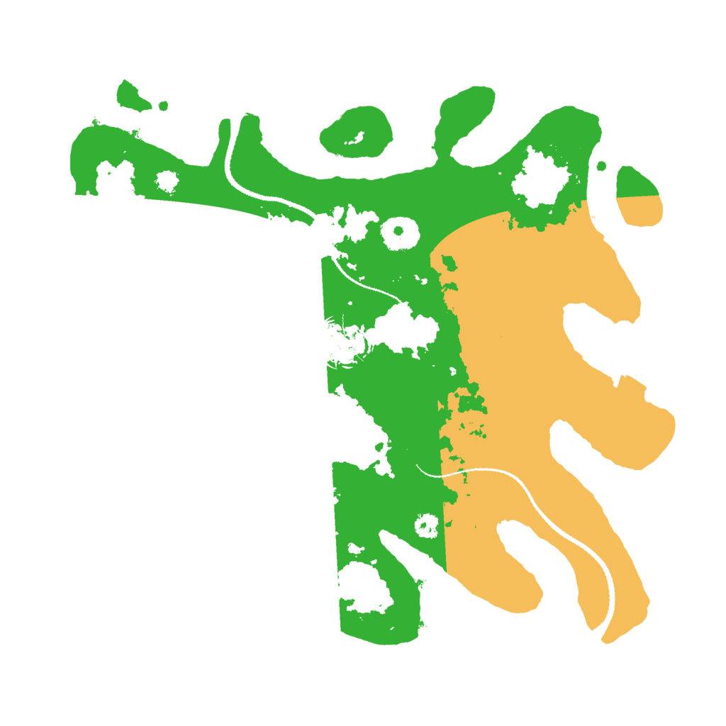 Biome Rust Map: Procedural Map, Size: 3000, Seed: 315234127