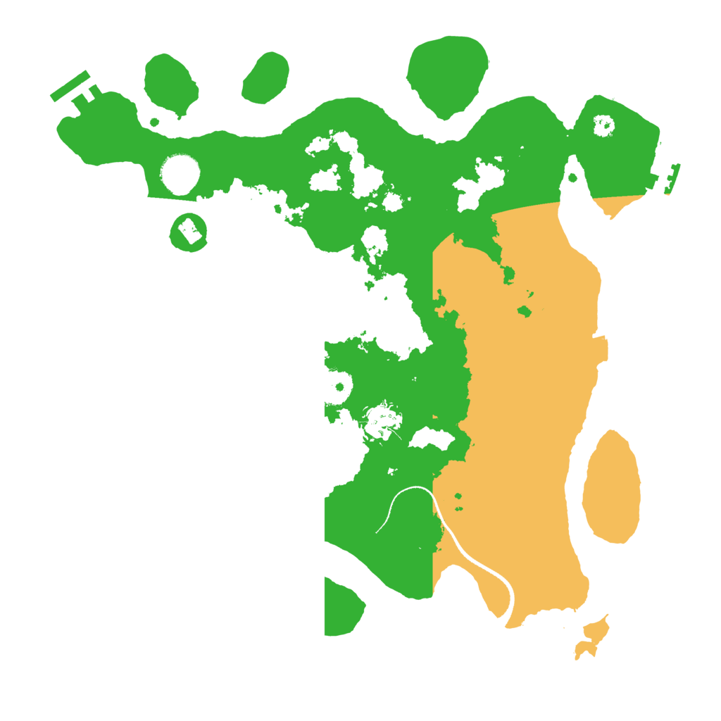 Biome Rust Map: Procedural Map, Size: 3300, Seed: 408174220