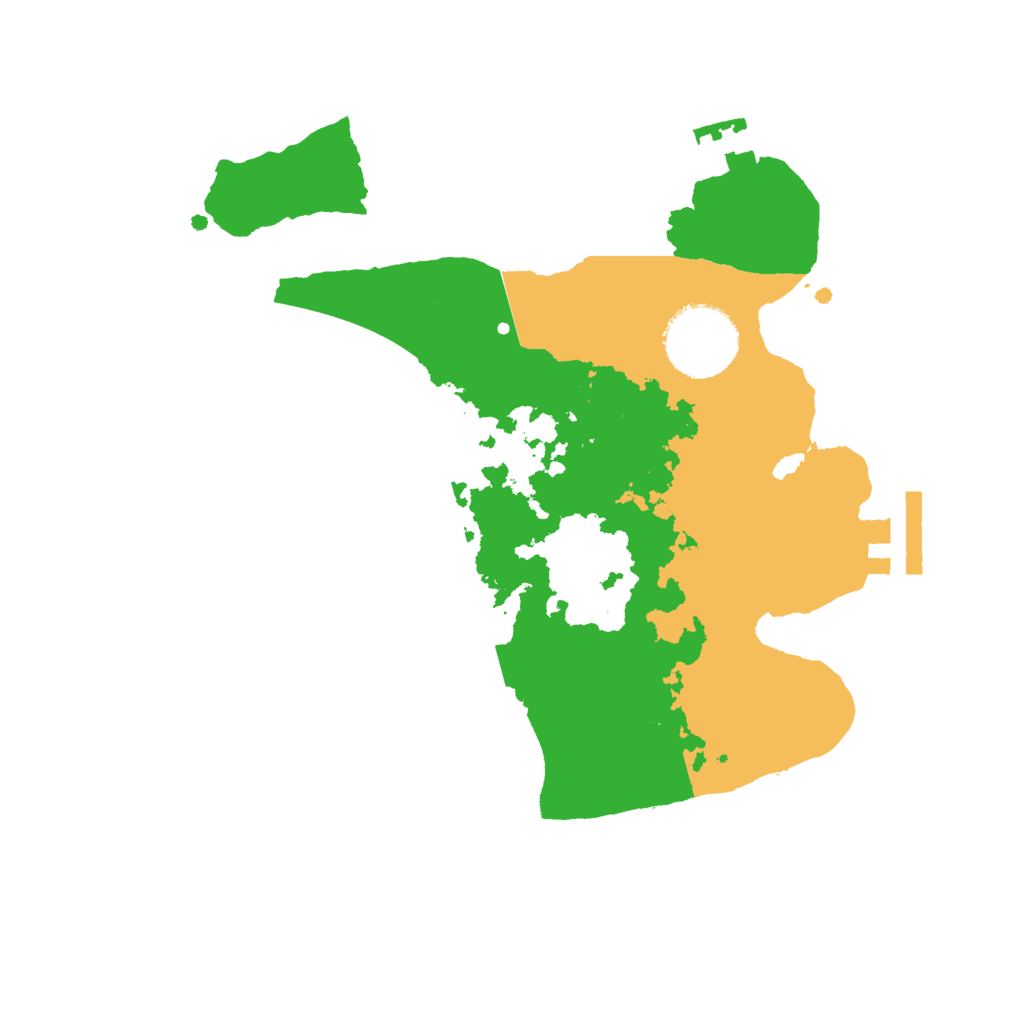 Biome Rust Map: Procedural Map, Size: 2500, Seed: 50050