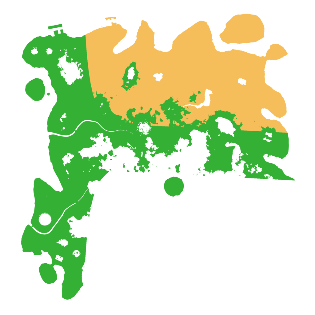 Biome Rust Map: Procedural Map, Size: 4500, Seed: 447228395
