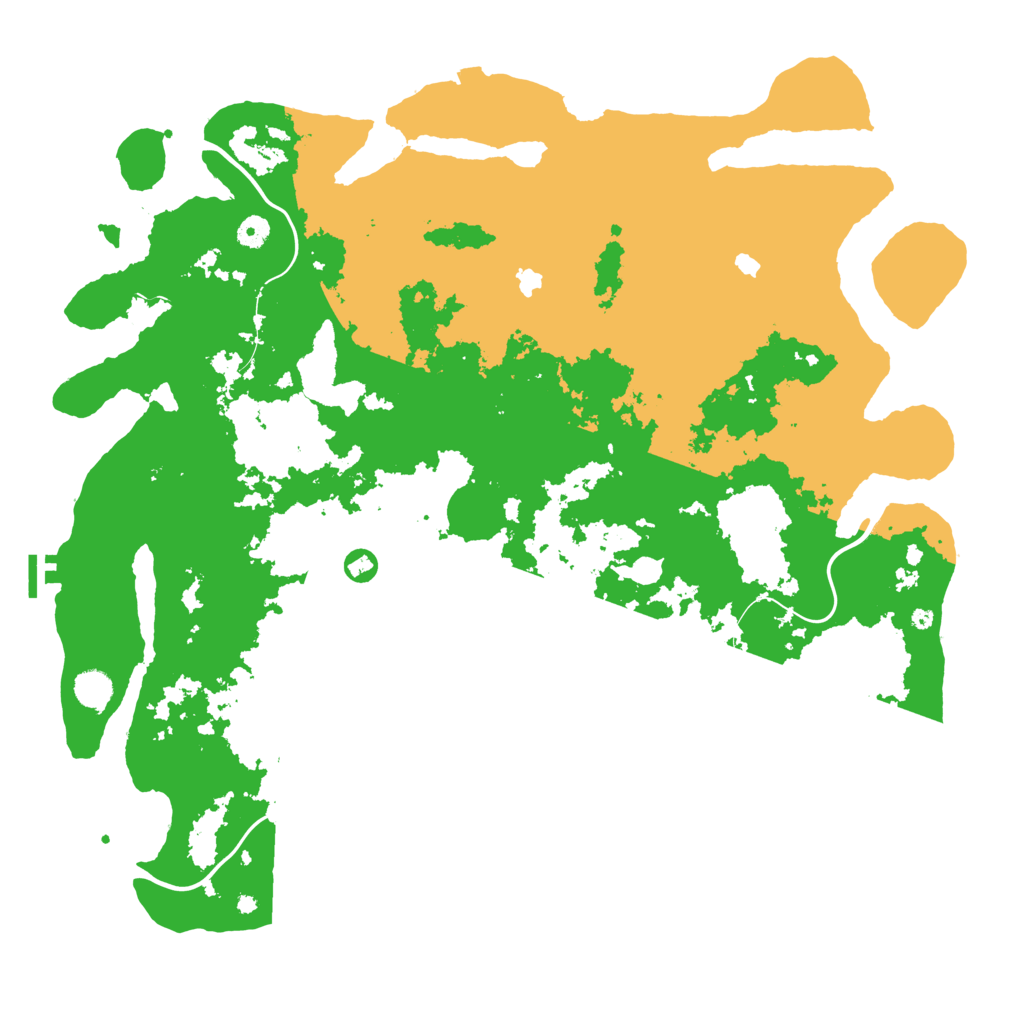 Biome Rust Map: Procedural Map, Size: 4800, Seed: 335318358