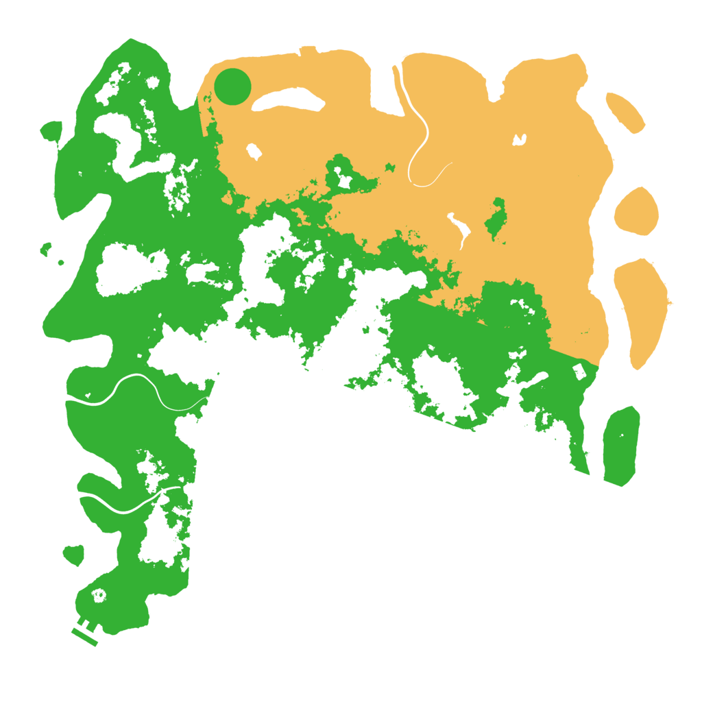 Biome Rust Map: Procedural Map, Size: 5000, Seed: 481986