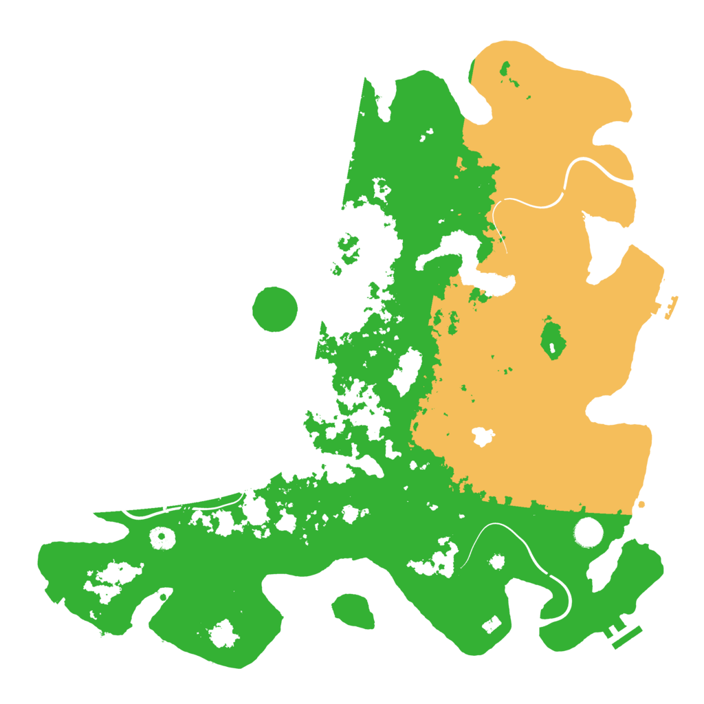 Biome Rust Map: Procedural Map, Size: 4250, Seed: 457997617