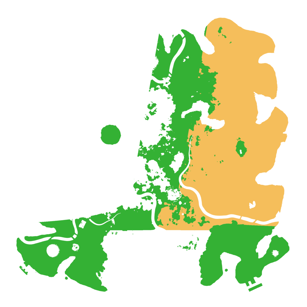 Biome Rust Map: Procedural Map, Size: 4250, Seed: 457997617
