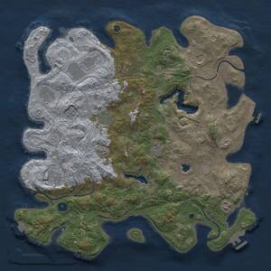 Thumbnail Rust Map: Procedural Map, Size: 4250, Seed: 457997617, 15 Monuments