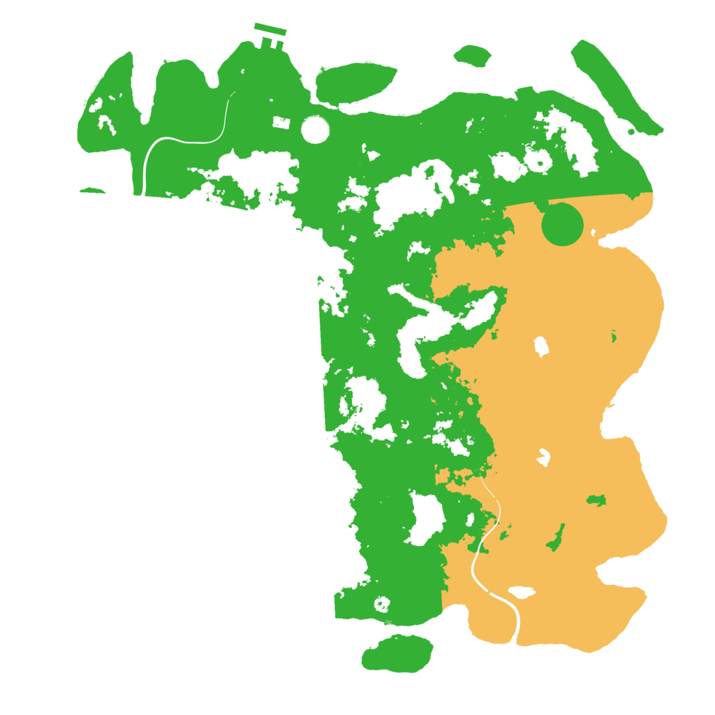 Biome Rust Map: Procedural Map, Size: 4500, Seed: 1156321049