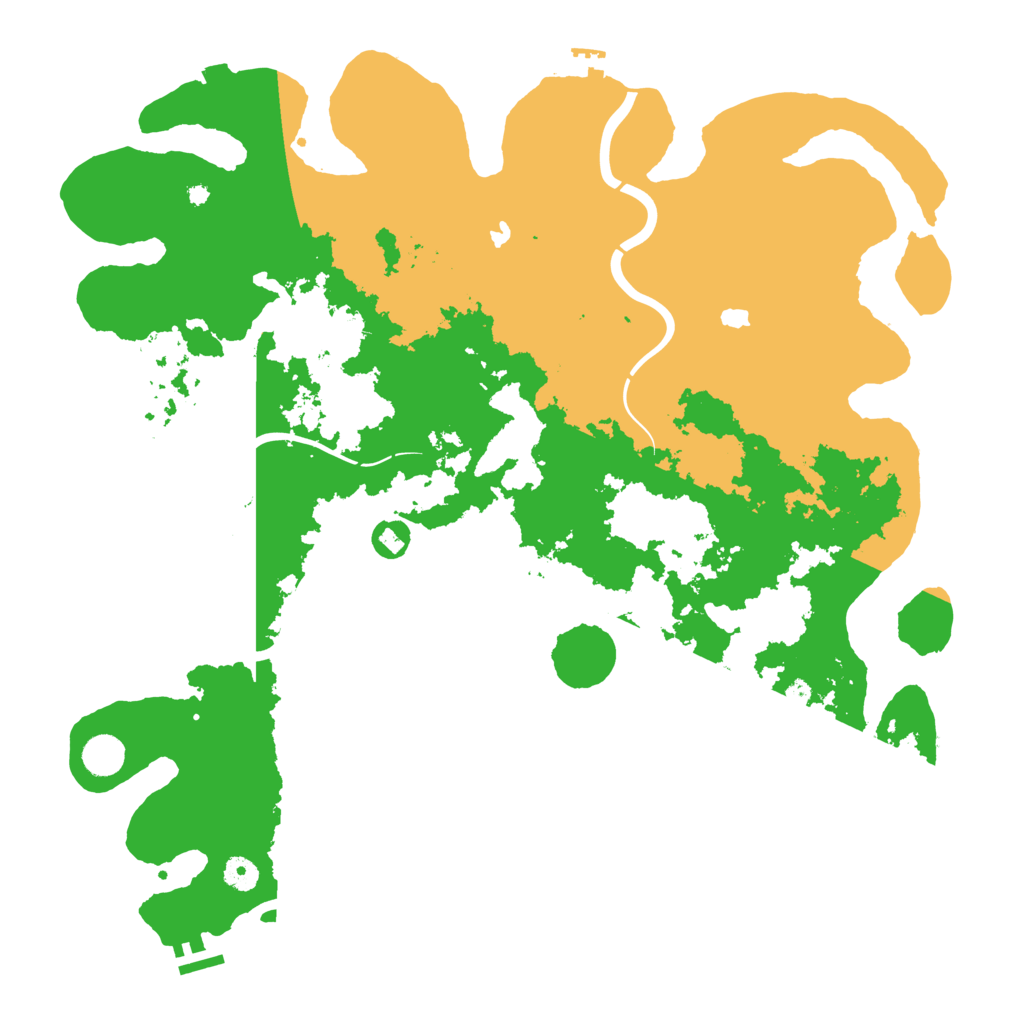 Biome Rust Map: Procedural Map, Size: 4500, Seed: 78349