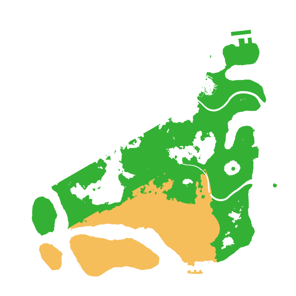 Biome Rust Map: Procedural Map, Size: 3000, Seed: 710387362