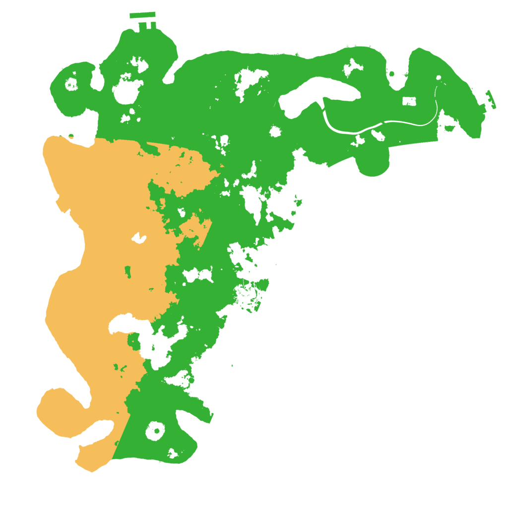 Biome Rust Map: Procedural Map, Size: 4000, Seed: 98765432
