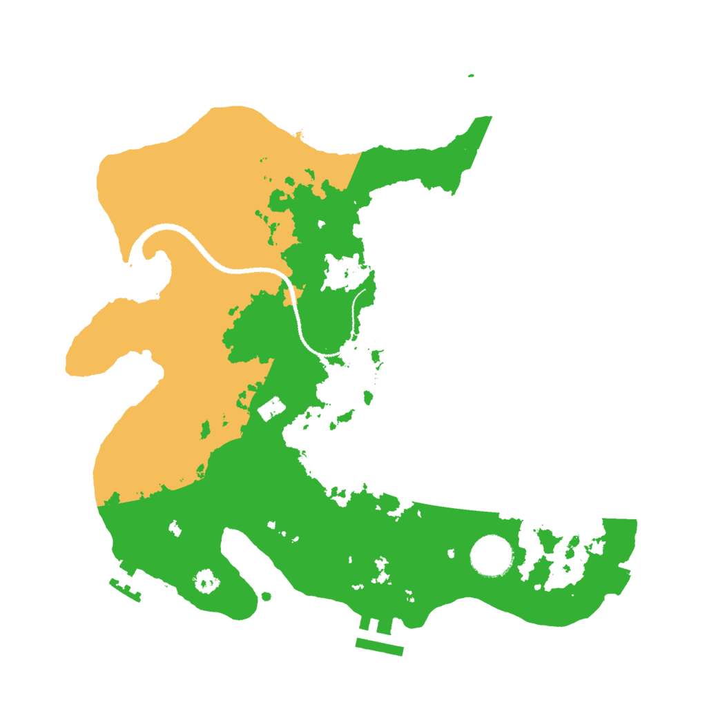 Biome Rust Map: Procedural Map, Size: 2980, Seed: 2001