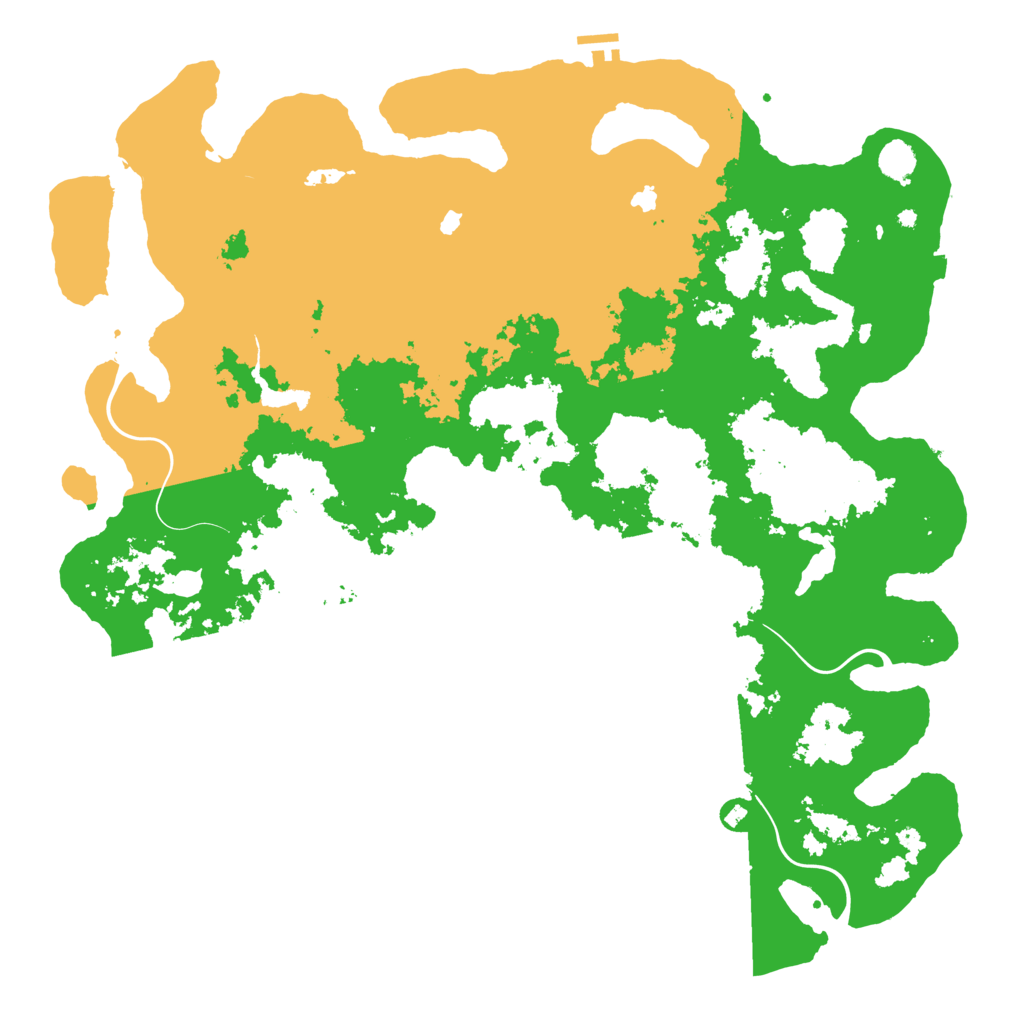 Biome Rust Map: Procedural Map, Size: 5000, Seed: 800000000